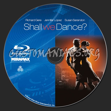 Shall We Dance blu-ray label