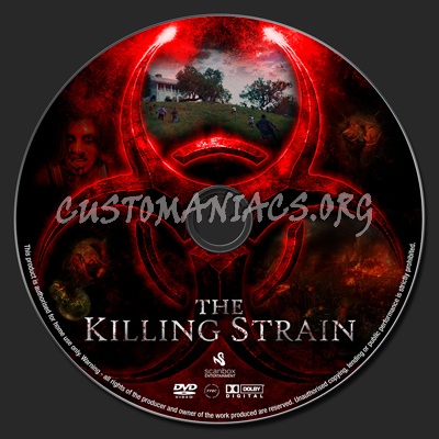 The Killing Strain dvd label