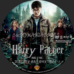 Harry Potter and the Deathly Hallows - Part 2 dvd label