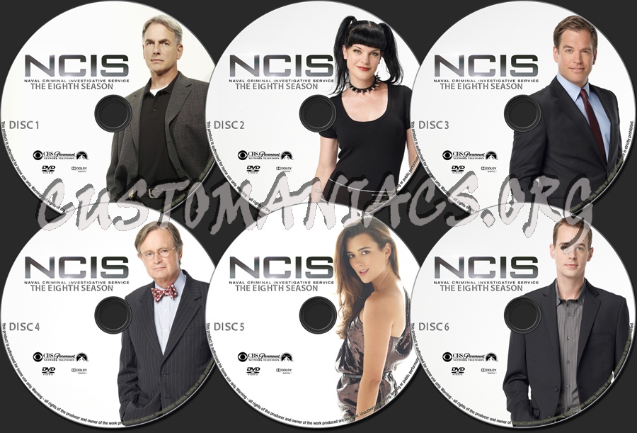 Ncis Season 8 dvd label