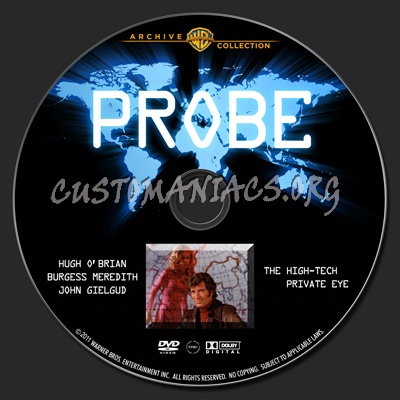 Probe dvd label