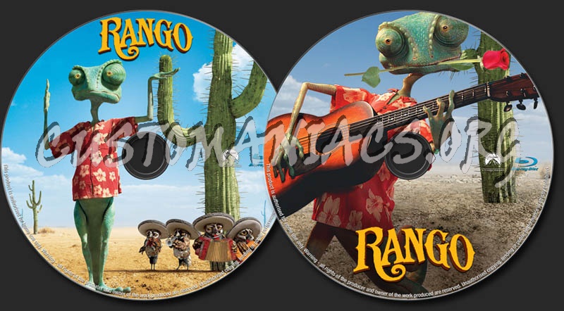 Rango blu-ray label