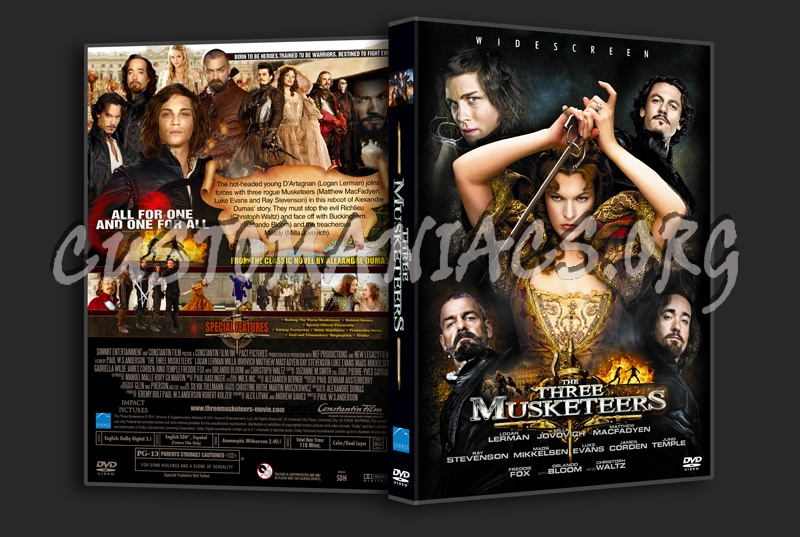 The Three Musketeers dvd cover