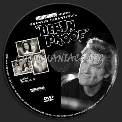 Death Proof dvd label