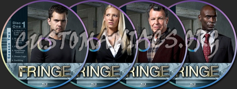 Fringe Season Two blu-ray label