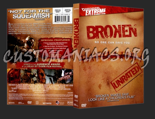 Broken dvd cover