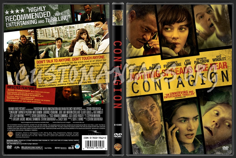 Contagion dvd cover