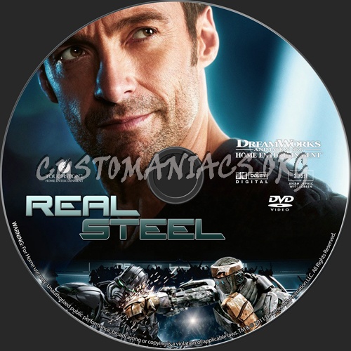 Real Steel dvd label