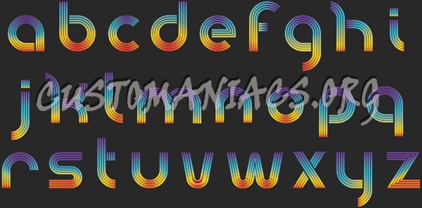 Retro Alphabet 