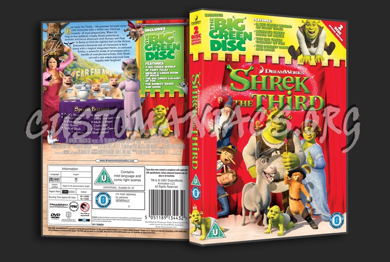 Shrek the Third dvd cover