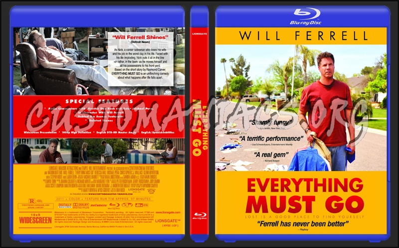 Everything Must Go blu-ray cover