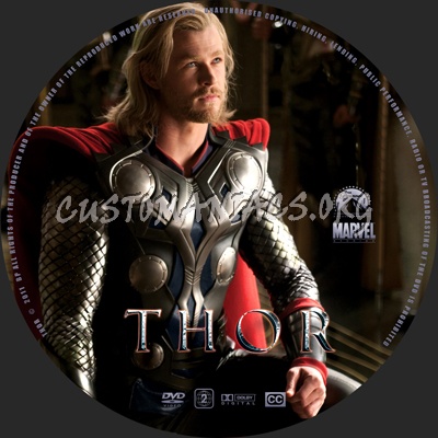 Thor dvd label