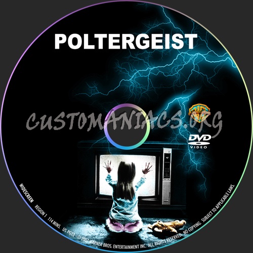 Poltergeist dvd label