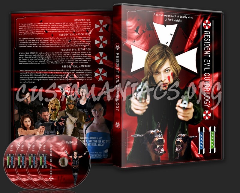 Resident Evil Quadrilogy dvd cover