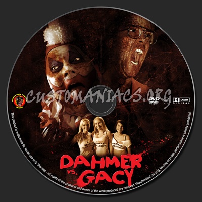 Dahmer vs Gacy dvd label