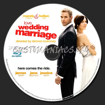 Love, Wedding, Marriage blu-ray label