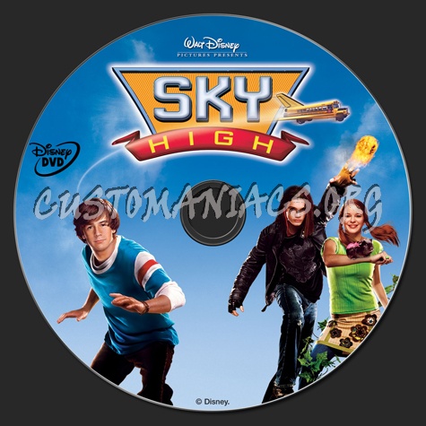Sky High dvd label