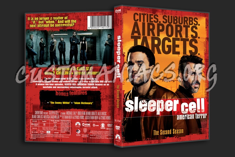 Sleeper Cell Season 2 dvd cover