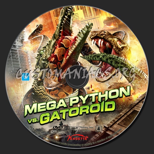 Megapython vs. Gatoroid dvd label