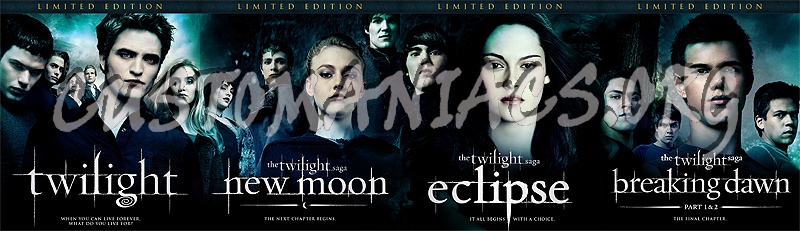 The Twilight Saga - Complete collection blu-ray cover