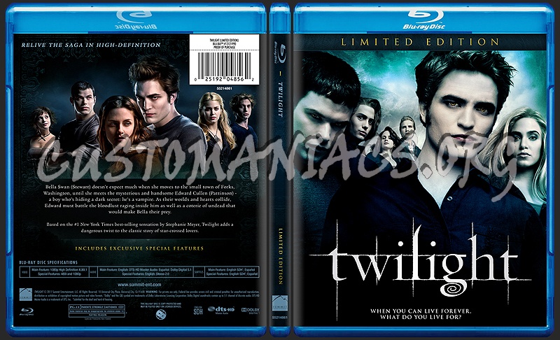 The Twilight Saga - Complete collection blu-ray cover