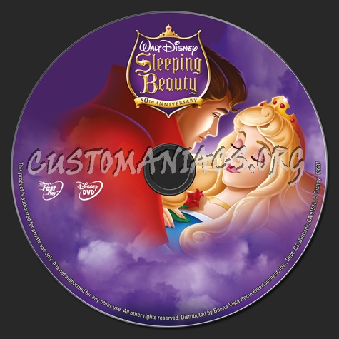 Sleeping Beauty dvd label