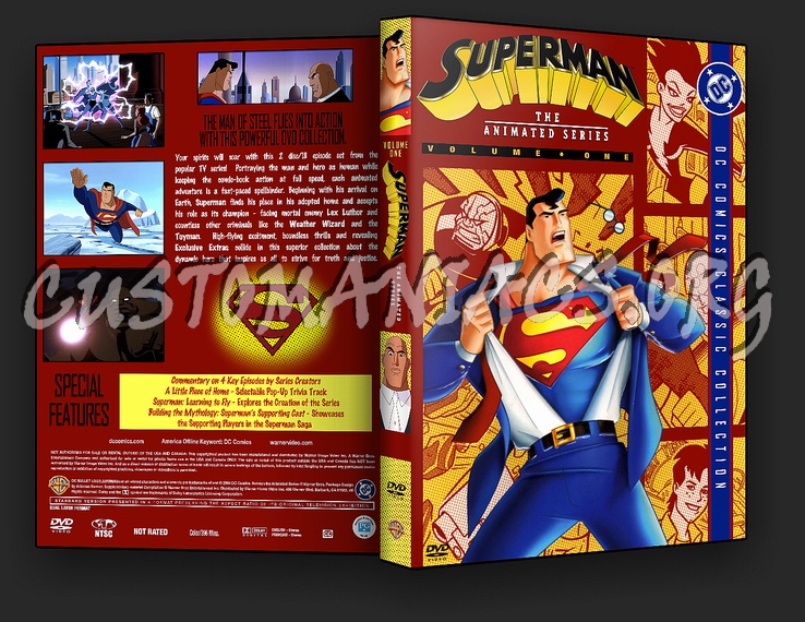 SuperMan the Animated Series dvd cover