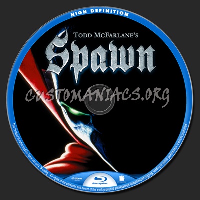 Spawn blu-ray label