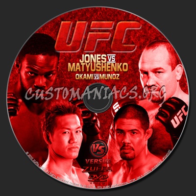 ufc on Versus 2 Jones vs Matushenko dvd label