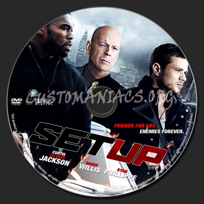 Setup dvd label