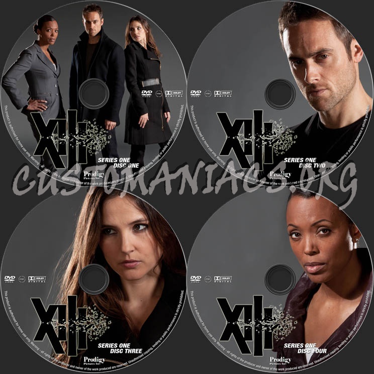 XIII The Series dvd label