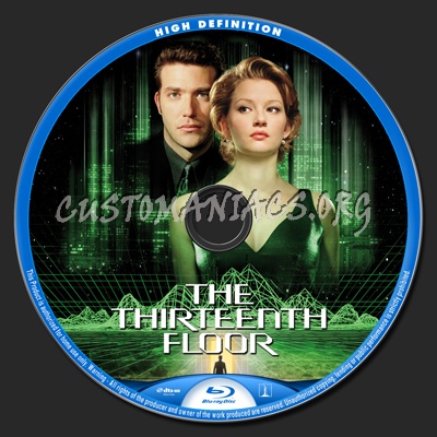 The Thirteenth Floor blu-ray label