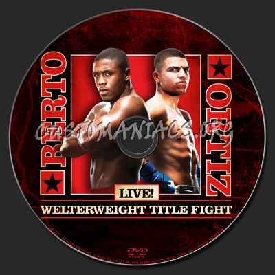 Berto vs Ortiz - Khan vs McCloskey dvd label