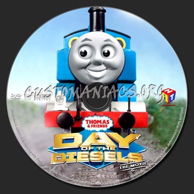 Thomas The Tank Engine And Friends Day Of The Diesels dvd label