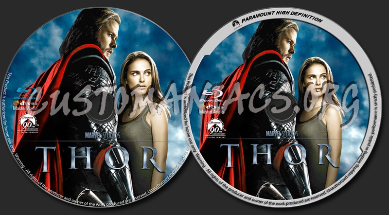 Thor blu-ray label