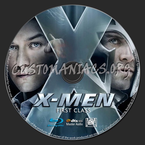 X-Men-First-Class blu-ray label