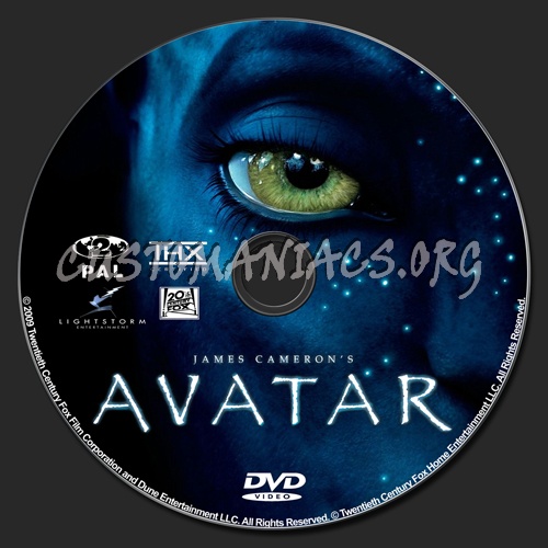 Avatar dvd label