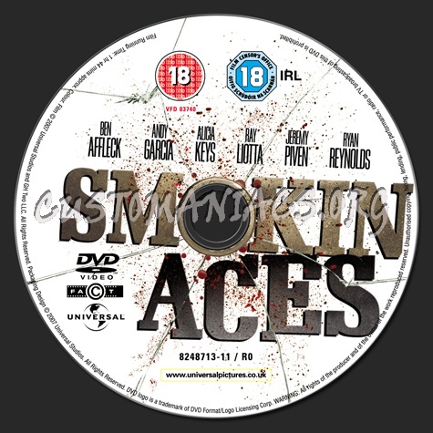 Smokin' Aces dvd label