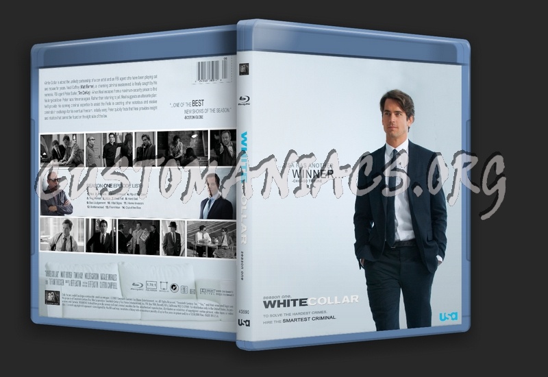 White Collar S1 blu-ray cover