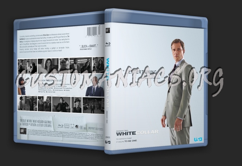 White Collar S2 blu-ray cover