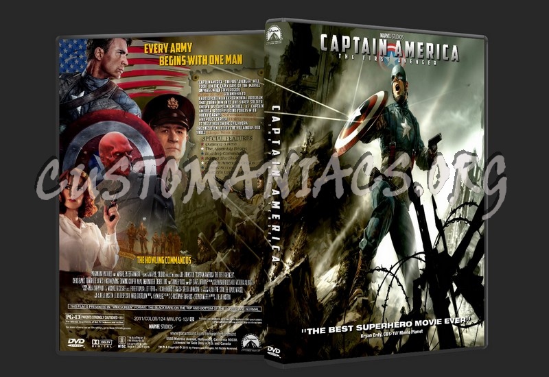 Captain America: The First Avenger dvd cover