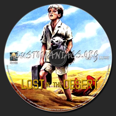 Lost in the Desert dvd label