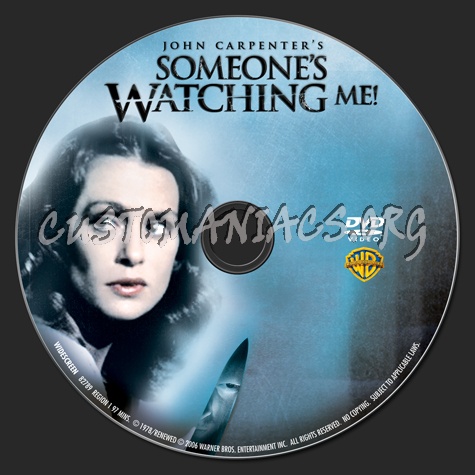 Someone's Watching Me dvd label