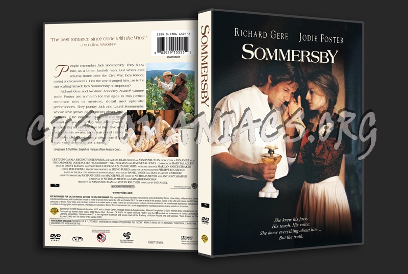 Sommersby dvd cover
