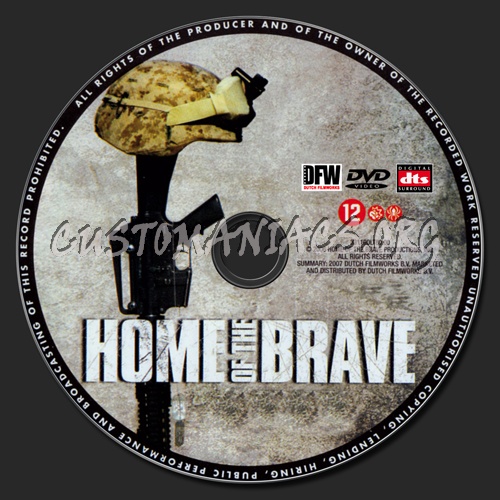 Home of the Brave dvd label