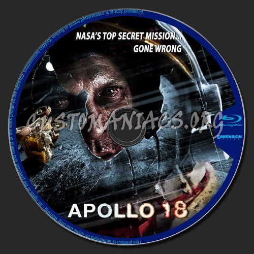 Apollo 18 blu-ray label