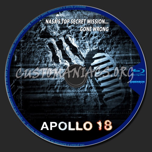 Apollo 18 blu-ray label