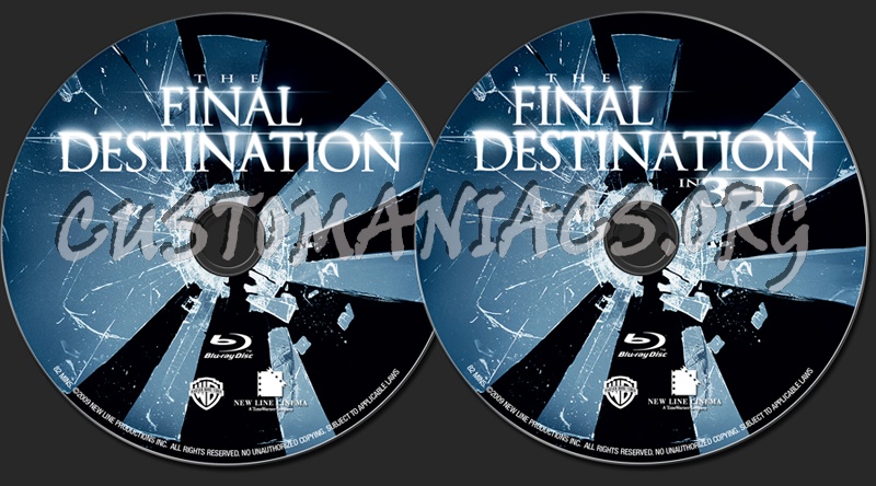 The Final Destination blu-ray label