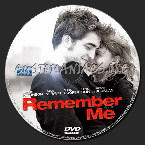 Remember Me dvd label