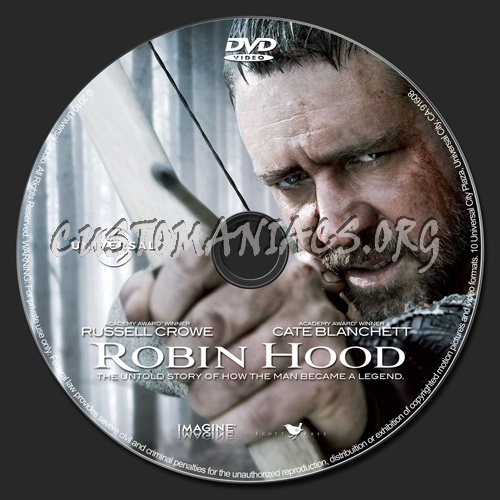 Robin Hood dvd label